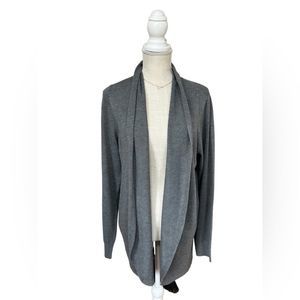 EUC Ella Moss gray cardigan L